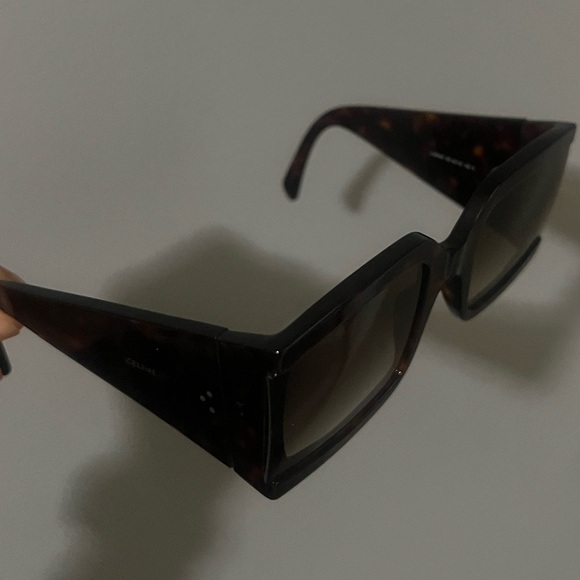 Celine - Tortoise shell brow sunglasses - Picture 4 of 6